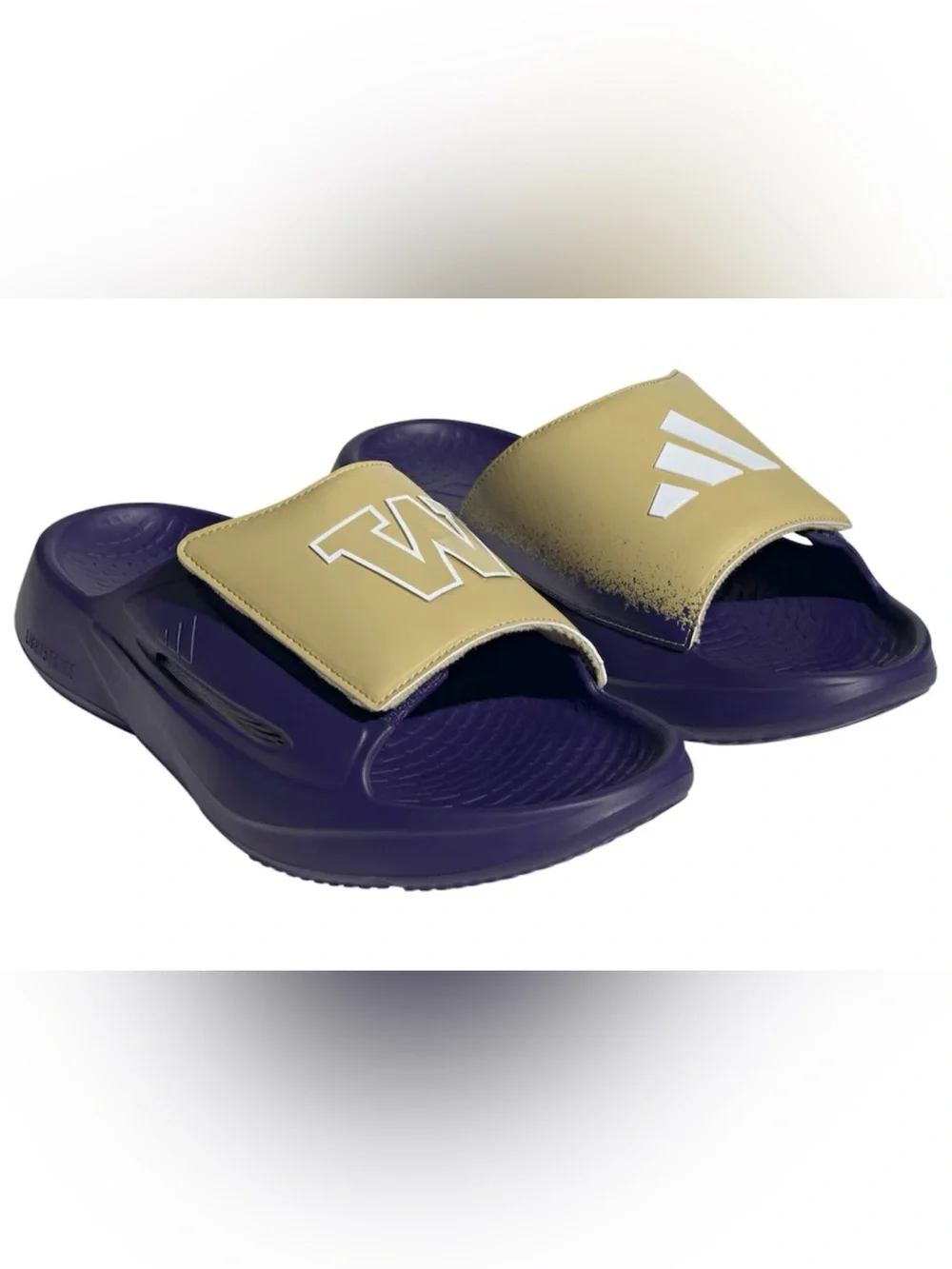 Washington Huskies Adidas Lightblaze Slide Size 8 Men’s 9 Wmns Purple New No Box